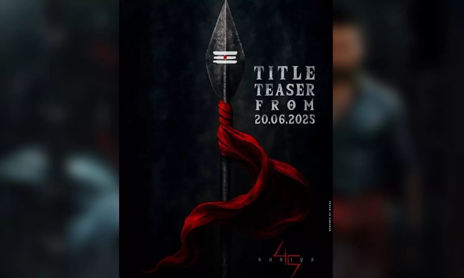 சூர்யாவின் 45ஆவது திரைப்படத்தின் Title மற்றும் Teaser நாளை வெளியாகவுள்ளது!