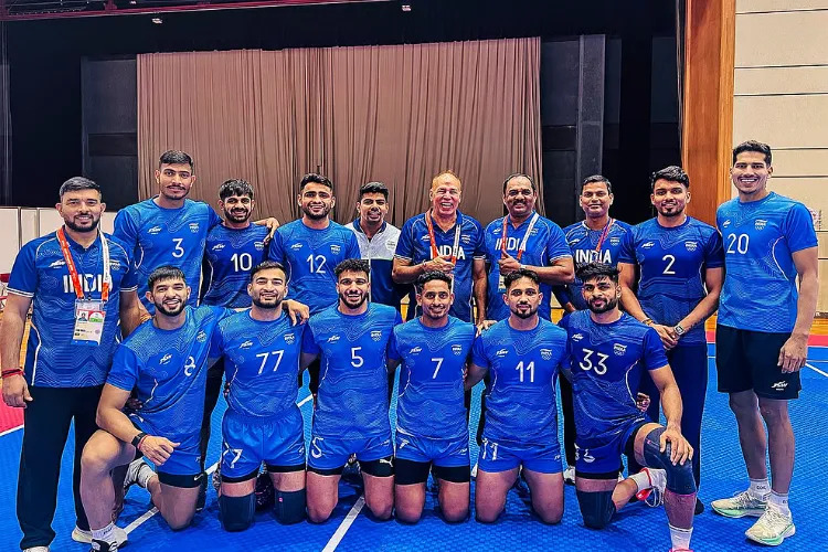 ஆசிய விளையாட்டு கபடி: இந்திய ஆடவர்  அணி இறுதிப்போட்டிக்கு முன்னேற்றம்